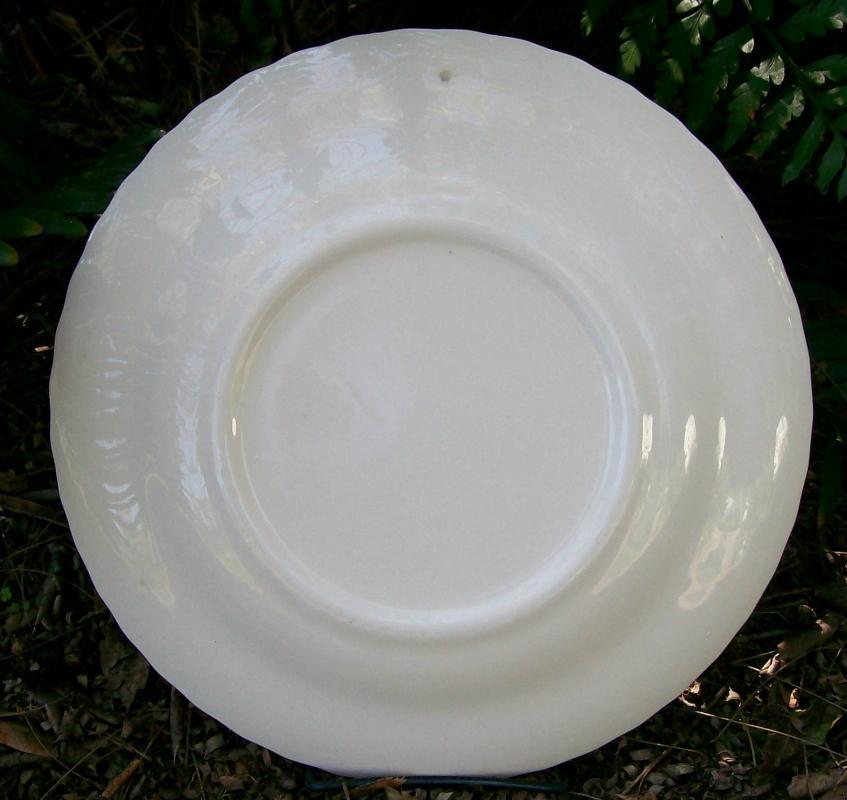 1974 Ceramic Calendar Plate Black & White Seasons 10