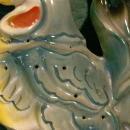 Rooster Ceramic Hors D'Oeuvre Pick Holder 1930's-50's