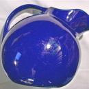 Hall Ceramic Ball Pitcher Cobalt Blue #633 1938-40's 2 Qt