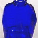 Art Deco Bottle: Cobalt Blue