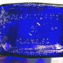Art Deco Bottle: Cobalt Blue