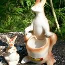 Kangaroo & Joey Nester Salt & Pepper Shakers: Blue Ridge Mtns/Bill's Place/Pennsylvania Souvenir