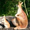 Kangaroo & Joey Nester Salt & Pepper Shakers: Blue Ridge Mtns/Bill's Place/Pennsylvania Souvenir