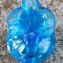 Pilgrim Spatter Glass Pitcher in Blue