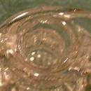 Albany Model Flint Clear Glass Dew Drop Cruet with Stopper 1890's