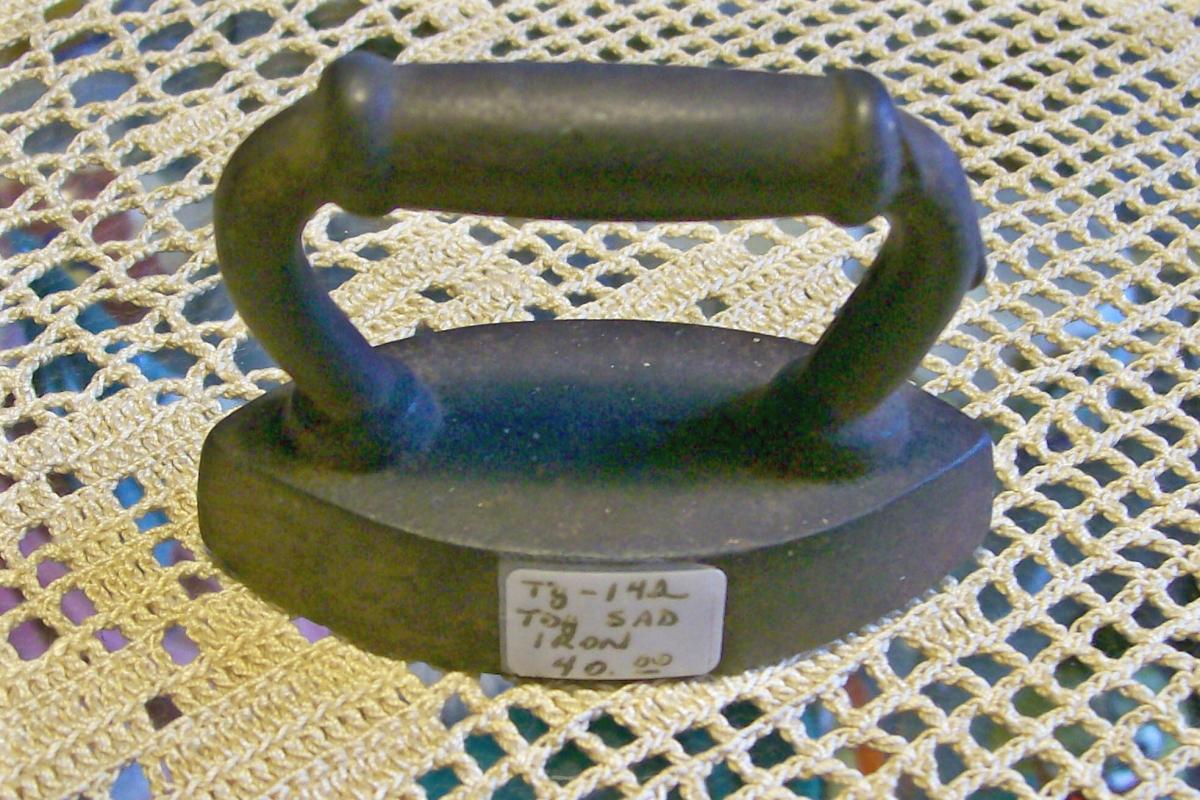 Cast Iron Sad Iron Toy or Salesman's Sample Ca. 1900
