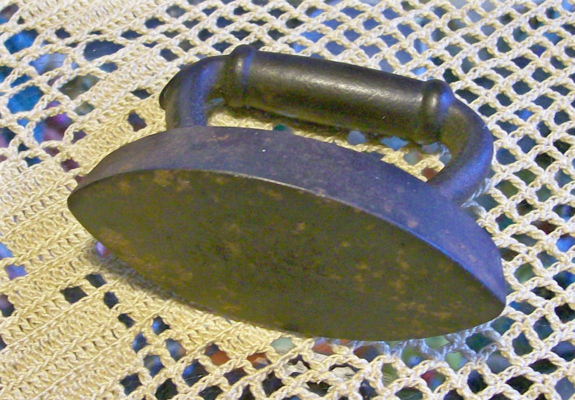 Cast Iron Sad Iron Toy or Salesman's Sample Ca. 1900