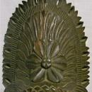 Tropical Hardwood Carving: Bust of Woman with Headdress