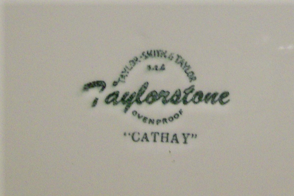 Horse Decal Ceramic Plate Taylor, Smith & Taylor