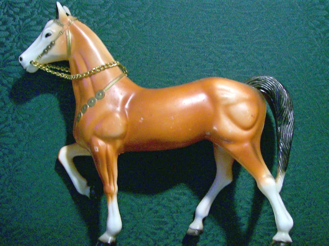 SW Plastic Toy Horse Figure #3155: 1950's