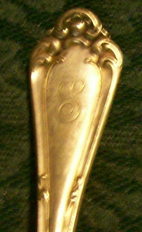 Wallace Astoria Silver-Plate Orange Spoon Set of 10 Ca. 1898 Monogram S