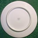 Thomas Bavaria Pansy Flower Ceramic Plate with Wide Gold Band Early 1900's