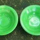 Laughlin Harlequin Medium Green 36s Oatmeal Ceramic Bowl 6.5