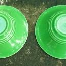 Laughlin Harlequin Medium Green 36s Oatmeal Ceramic Bowl 6.5
