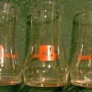 7-Up Advertising Glass Tumbler Set of 3 Ca. 1970's