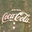 Coca-Cola Advertising Glass Tumbler Pair 1940's-60's Soda Fountain