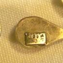 Mexican Sterling Silver Earrings Pink Teardrops Signed J.R.R.