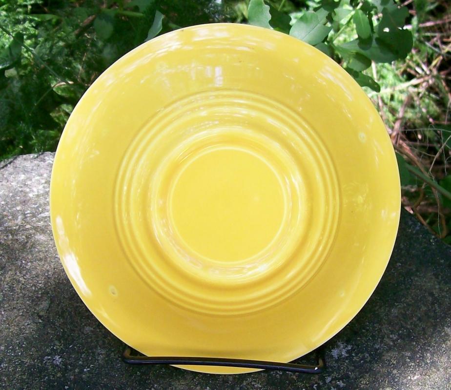 Laughlin Harlequin 36s Oatmeal Bowl Older Yellow Ceramic 6.5