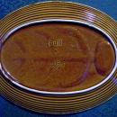 Hull Mirror Brown House & Garden Ceramic Steak Platter 14.25