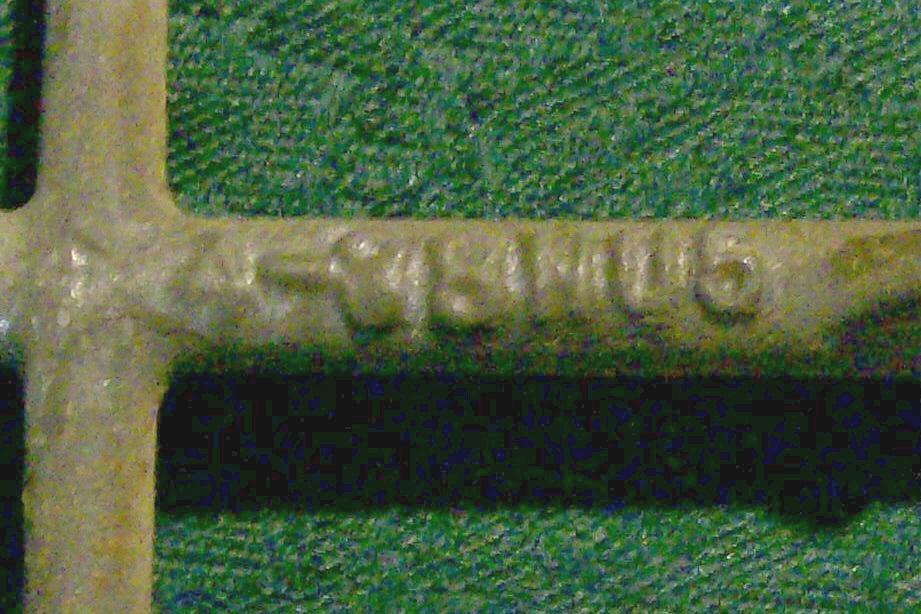 Cast Iron Ice Cream/Dairy Churn Dasher with Wooden Paddles #4-38NU5