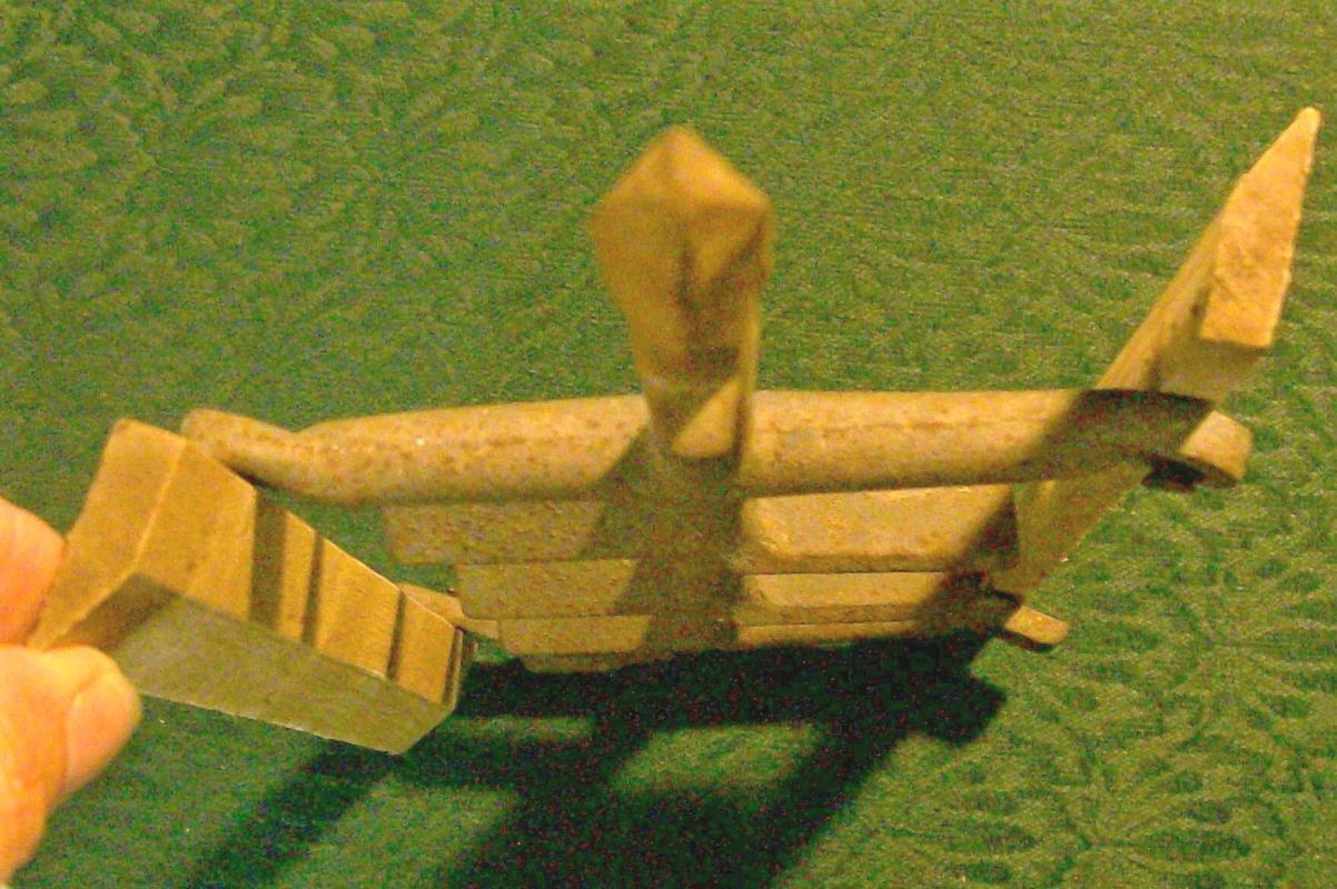 Cast Iron Ice Cream/Dairy Churn Dasher with Wooden Paddles #4-38NU5