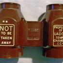Temple Chambers London Bakelite Fixed Focus Theater Binoculars