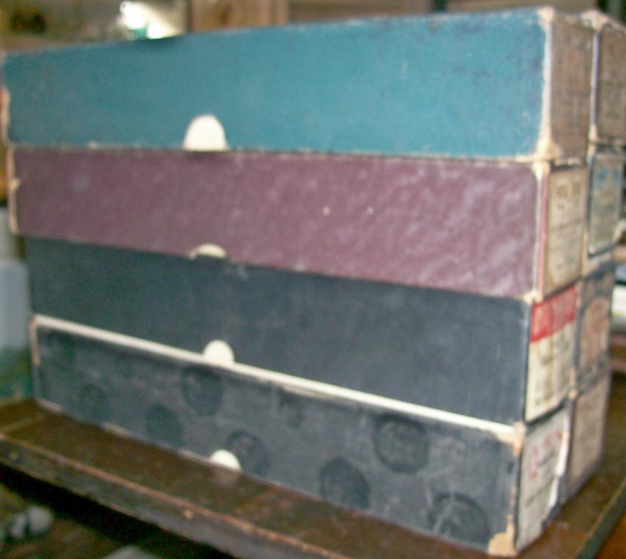 Player Piano Music Rolls with Boxes Ca. 1920's Lot of 8