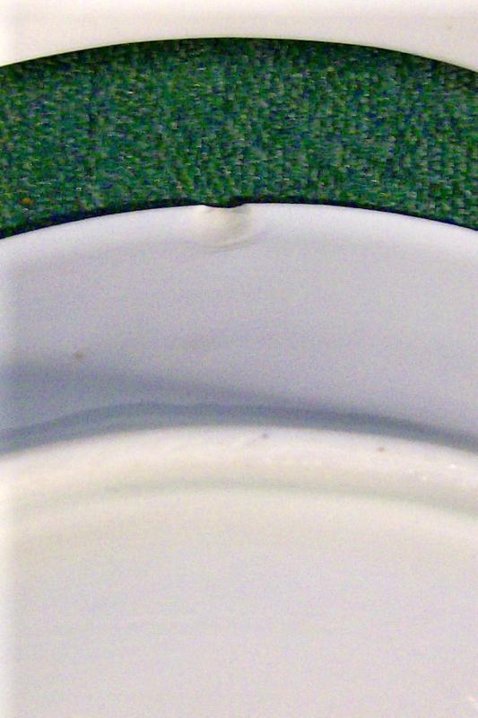 Ironstone Ceramic Bone Dish Pair Hand-Painted Blue Cornflowers