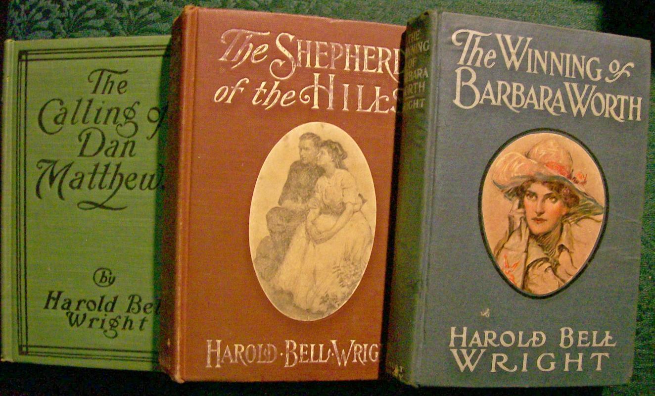 Harold Bell Wright Book Collection Early 1900's Set of 3