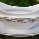 Bloch & Co. Czech Ceramic Gravy with Attached Tray 1923-40