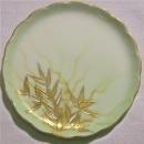 Limoges Porcelain Butter Pat 3 5/8