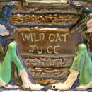 Hillbilly Wild Cat Juice Ceramic Liquor Decanter 1950s Dixie Japan