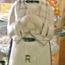Musical Rye Whiskey Ceramic Liquor Decanter Figural Singing Waiter 1950's