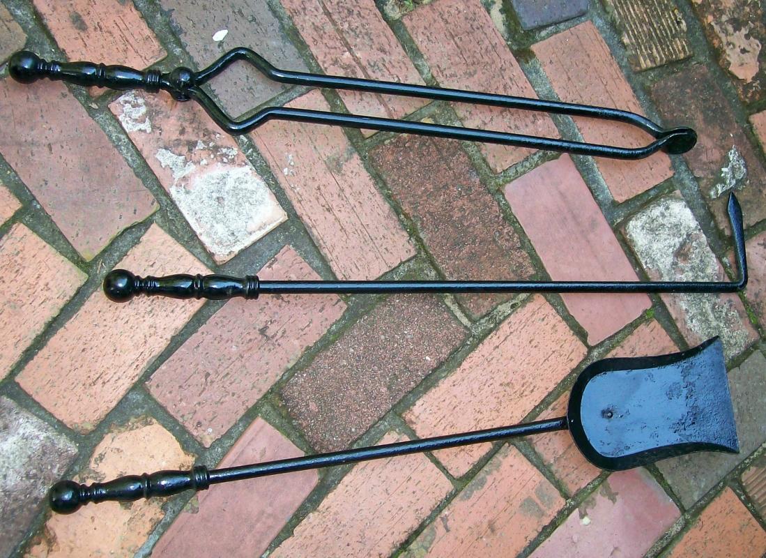 Bradley & Hubbard Arts & Crafts Fireplace Tool Set
