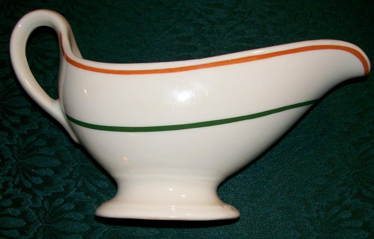 Webber College Florida Ceramic Restaurant Ware Sauce/Gravy Boat Syracuse