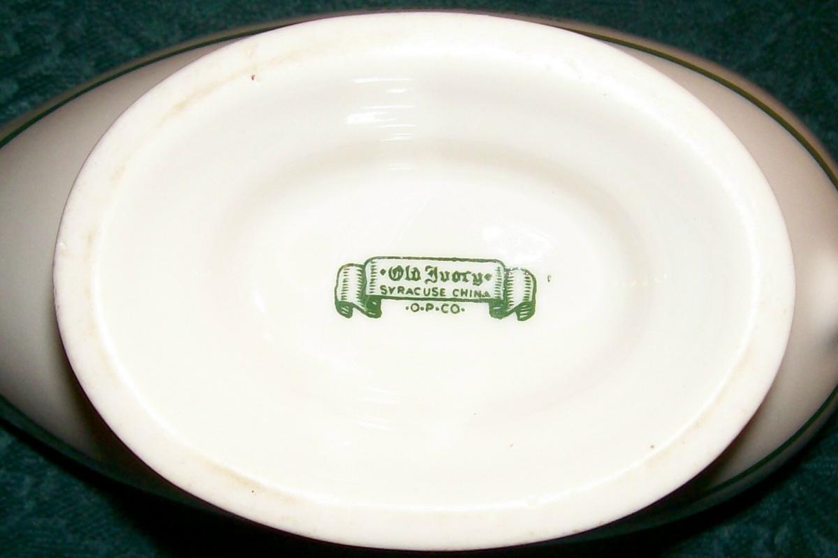 Webber College Florida Ceramic Restaurant Ware Sauce/Gravy Boat Syracuse
