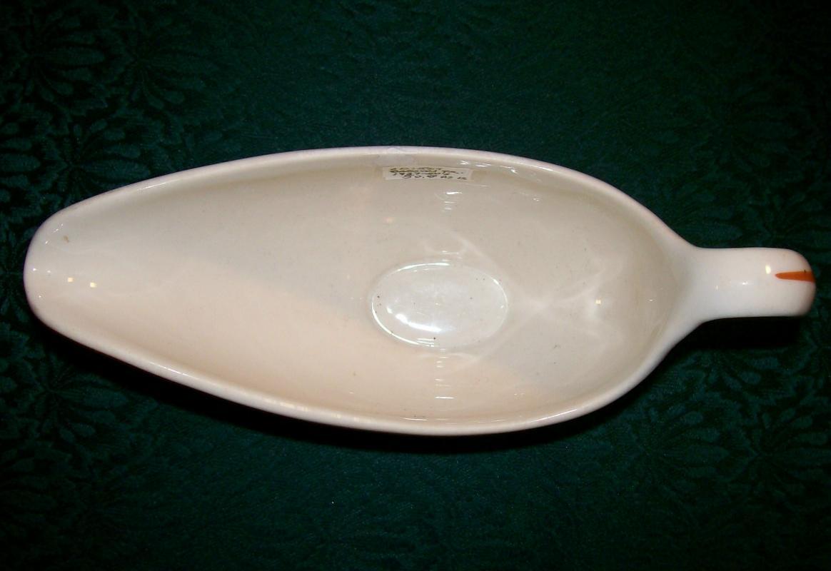 Webber College Florida Ceramic Restaurant Ware Sauce/Gravy Boat Syracuse