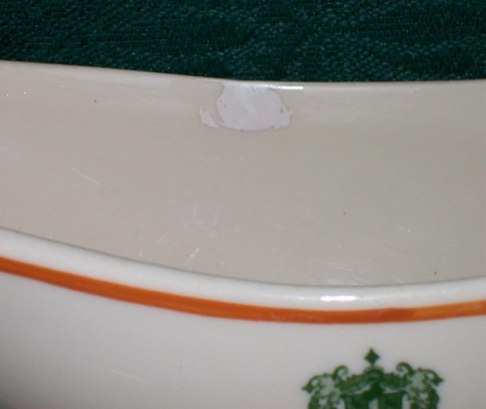 Webber College Florida Ceramic Restaurant Ware Sauce/Gravy Boat Syracuse