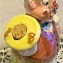 Waiter Figural Ceramic Liquor / Wine Decanter: 1950's Japan