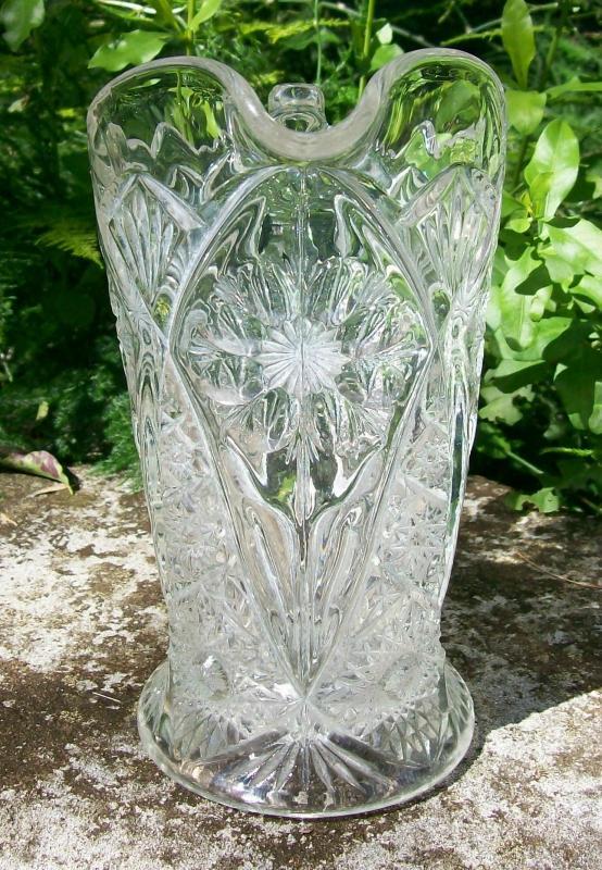 Imperial Glass #474 Cosmos Pitcher 16 Oz Clear 1950-84 7.5