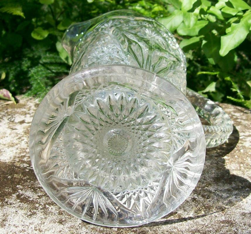 Imperial Glass #474 Cosmos Pitcher 16 Oz Clear 1950-84 7.5