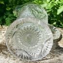 Imperial #474 Pitcher Cosmos 28 Oz. Clear 1910-29