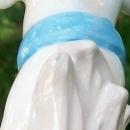 Paulux Japan Boy with Flute Figural Ceramic Flower Stem Holder/Frog 7.25