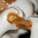 Paulux Japan Boy with Flute Figural Ceramic Flower Stem Holder/Frog 7.25