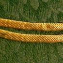 Italian Micromosaic Necklace: Ca. 1900 Gilded Brass