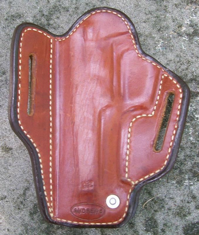 Andrews Leather Pistol Holster Saddle Tension 1970's