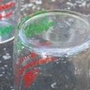 Budweiser Barrel Taster Glass Tumblers Set/4 1950s 3