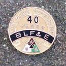 Railroad Brotherhood of Locomotive Firemen & Enginemen Fraternal Pin