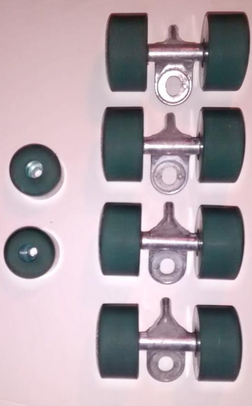 La Beda Roller Star Skate Wheel Set Vintage 70s Teal