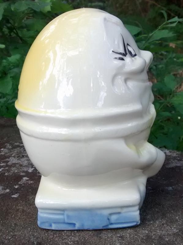 American Bisque Humpty Dumpty Ceramic Bank Alice/Philcoland Advertising